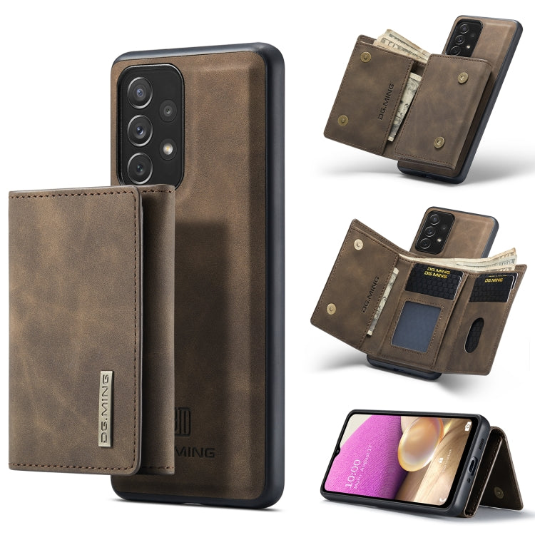 DG.MING M1 Series 3-Fold Multi Card Wallet + Magnetic Phone Case, For Samsung Galaxy A33 5G, For Samsung Galaxy A53 5G, For Samsung Galaxy A73 5G
