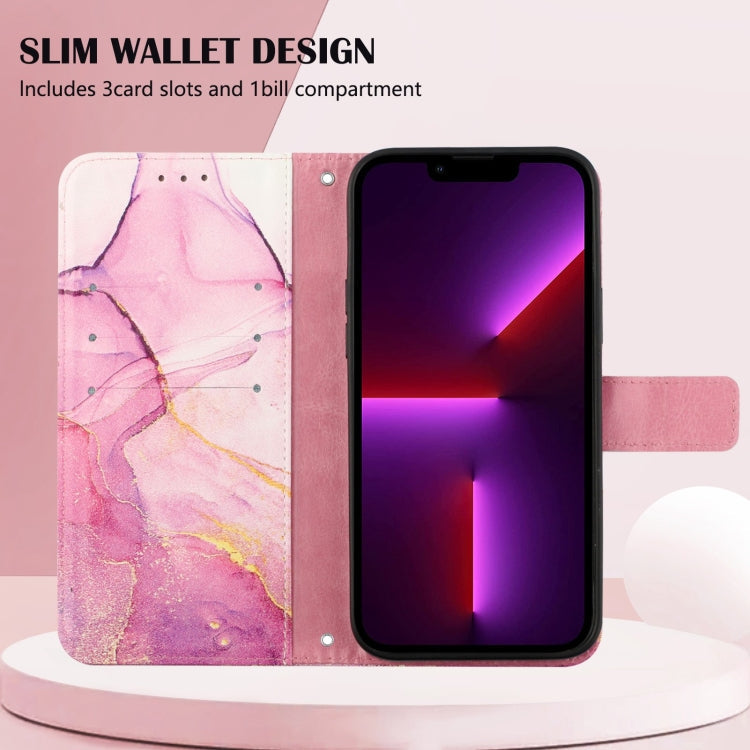 PT003 Marble Pattern Flip Leather Phone Case, For iPhone 13 mini, For iPhone 13, For iPhone 13 Pro, For iPhone 13 Pro Max, For iPhone 12 mini