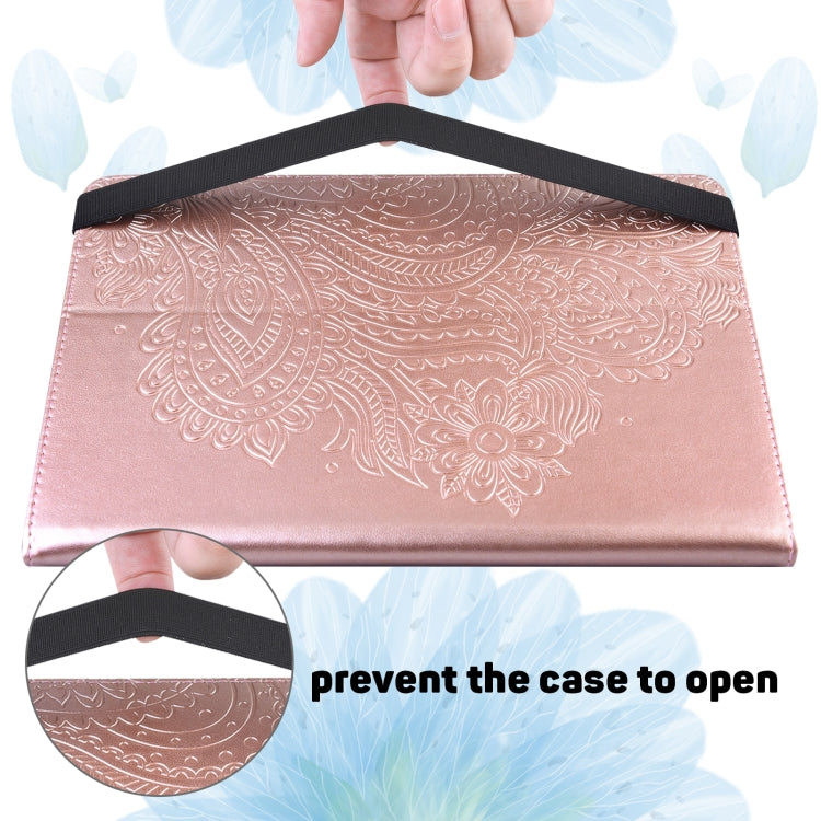 Peacock Embossed Pattern TPU + PU Leather Tablet Case, For Lenovo Tab E10 TB-X104F