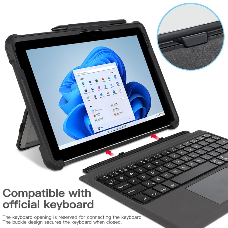 For MicroSoft Surface Pro 4 / 5 / 6 / 7 / 7+ Acrylic Transparent Hand Strap Laptop Case