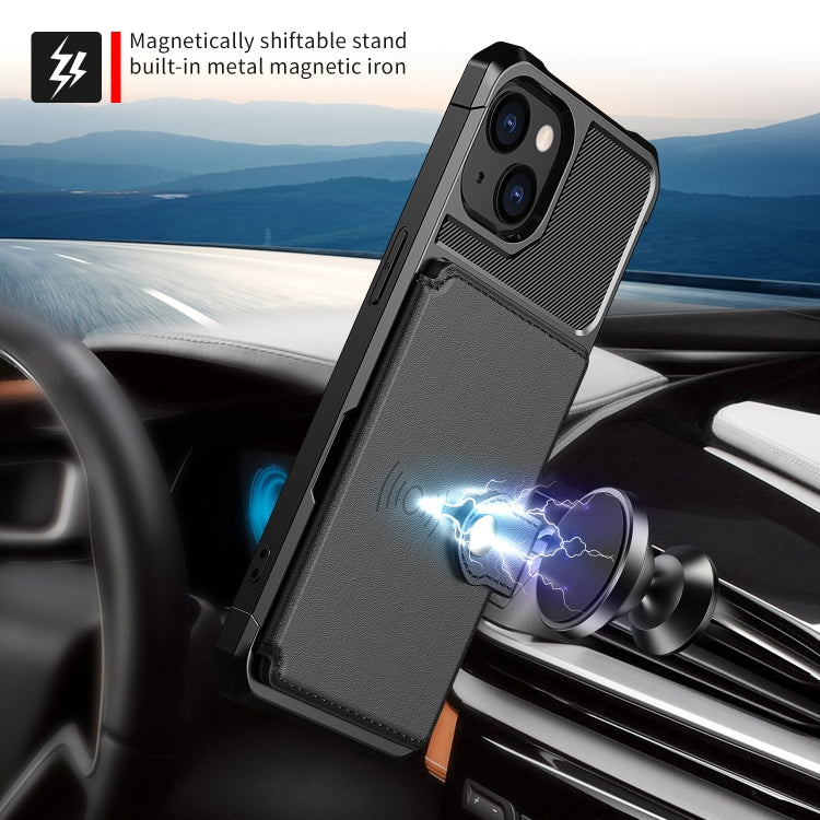 Magnetic Wallet Card Bag Leather Case, For iPhone 13 mini, For iPhone 13, For iPhone 13 Pro, For iPhone 13 Pro Max