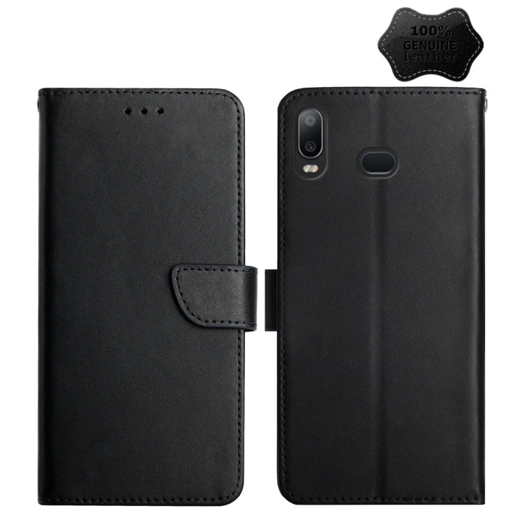 Genuine Leather Fingerprint-proof Horizontal Flip Phone Case, For Samsung Galaxy A10s, For Samsung Galaxy A12, For Samsung Galaxy A13 5G, For Samsung Galaxy A20 / A30, For Samsung Galaxy A20e, For Samsung Galaxy A20s, For Samsung Galaxy A21...