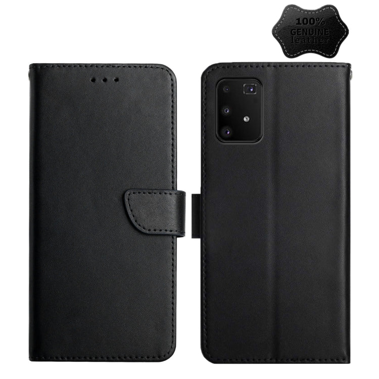 Genuine Leather Fingerprint-proof Horizontal Flip Phone Case, For Samsung Galaxy A91, For Samsung Galaxy F52 5G, For Samsung Galaxy J2 Prime, For Samsung Galaxy M10 / A10, For Samsung Galaxy M21 / M30s, For Samsung Galaxy M31, For Samsung Galaxy M51...