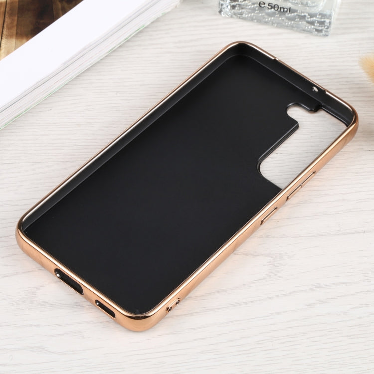 SULADA Shockproof TPU + Handmade Leather Phone Case, For Samsung Galaxy S22 5G, For Samsung Galaxy S22 Ultra 5G, For Samsung Galaxy S22+ 5G