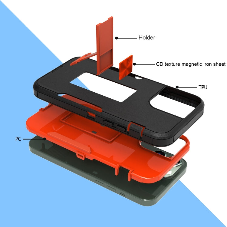 Magnetic Holder Phone Case, For iPhone 12 Pro Max, For iPhone 13 mini