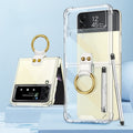 GKK Shockproof Airbag Phone Case with Ring Holder & Stylus Pen, with Stylus Pen