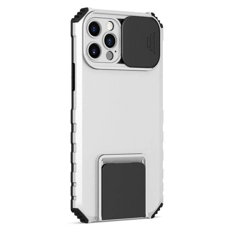 Stereoscopic Holder Sliding Camshield Phone Case, For iPhone 12 Pro Max, For iPhone 13 Pro, For iPhone 13 Pro Max
