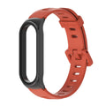 For Xiaomi Mi Band 6 / 5 Mijobs Flat Hole Silicone Watch Band, CS Case, Plus Case, GT Case