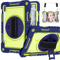 360 Degree Rotation Contrast Color Silicone+PC Tablet Case, For Samsung Galaxy Tab S7 / S8