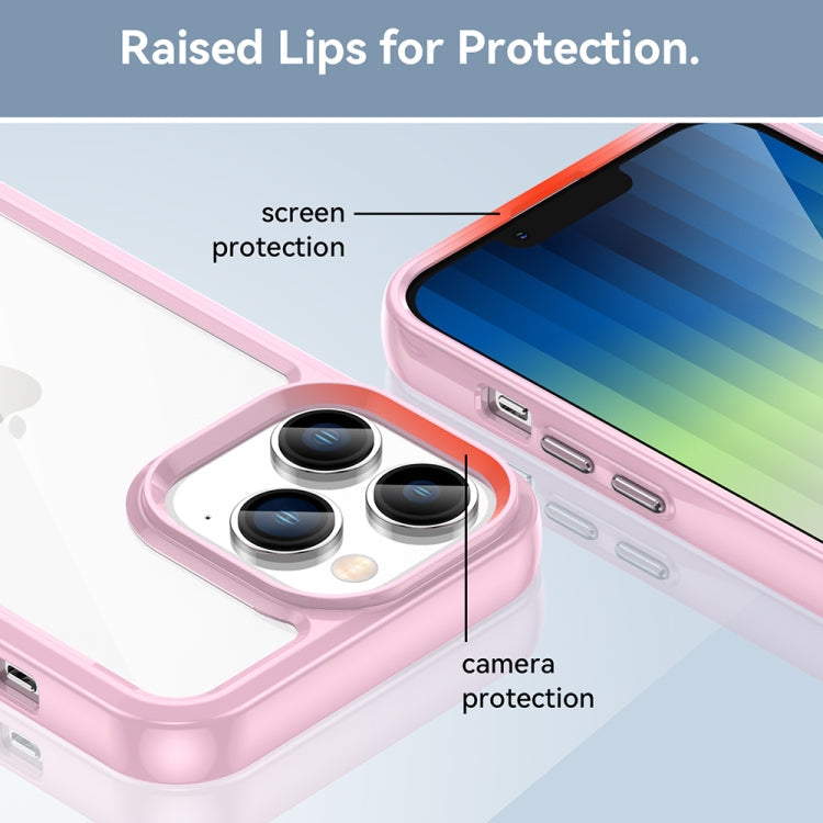 Colorful Series Acrylic + TPU Phone Case, For iPhone 14, For iPhone 14 Pro, For iPhone 14 Pro Max