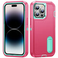 3 in 1 Rugged Holder Phone Case, For iPhone 14 Pro, For iPhone 14 Pro Max