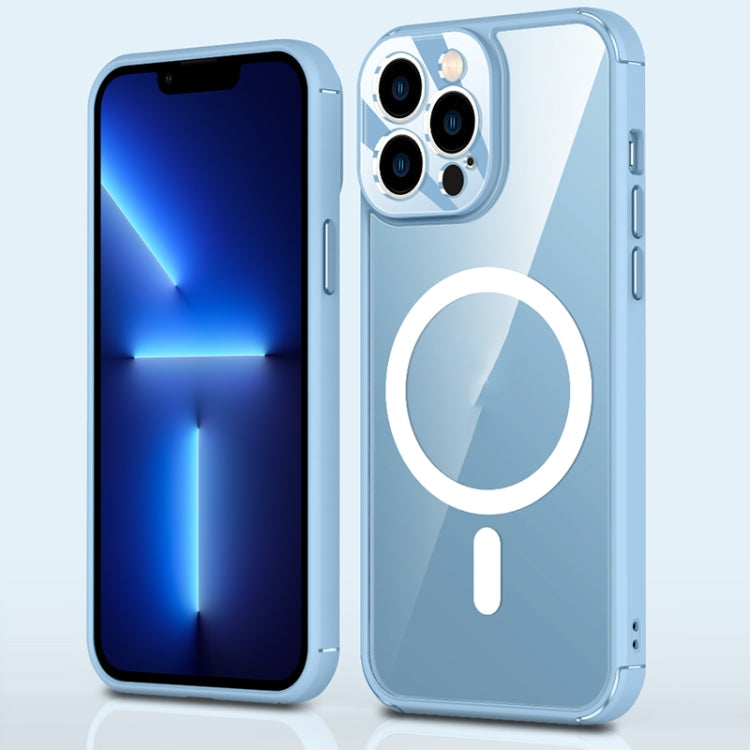 Soft Shield MagSafe Magnetic Acrylic Transparent PC Phone Case, For iPhone 13 Pro Max, For iPhone 13 Pro, For iPhone 13, For iPhone 12 Pro Max