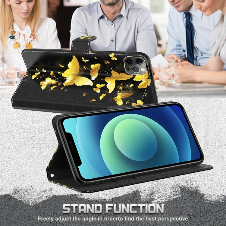 3D Painting Pattern Flip Leather Phone Case, For iPhone 14, For iPhone 14 Plus
