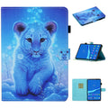 Coloured Drawing Stitching Smart Leather Tablet Case, For Lenovo Tab M10 Plus 10.6 3rd Gen 2022, For Lenovo Tab M10 3rd Gen