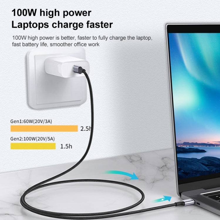 10Gbps USB-C / Type-C Male to Female Charging Data Transmission Extension Cable, 25cm, 50cm, 1m