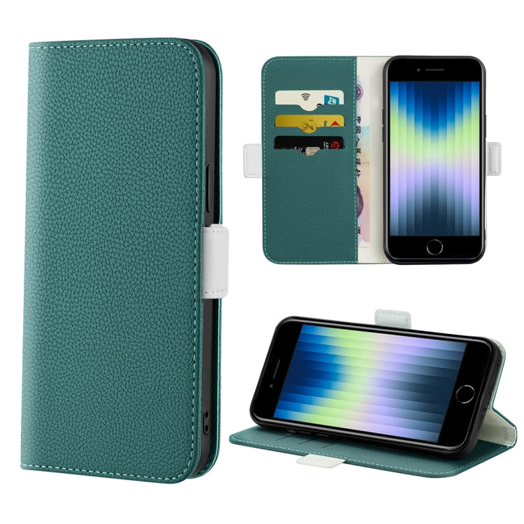 Candy Color Litchi Texture Leather Phone Case, For iPhone SE 2022 / SE 2020 / 8 / 7, For iPhone 8 Plus / 7 Plus, For iPhone 11 Pro, For iPhone 11