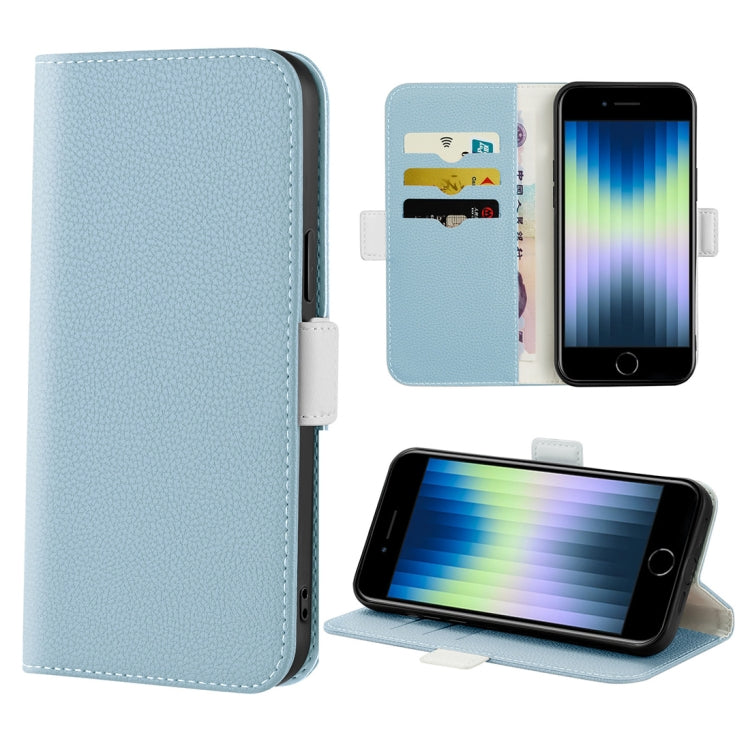 Candy Color Litchi Texture Leather Phone Case, For iPhone SE 2022 / SE 2020 / 8 / 7, For iPhone 8 Plus / 7 Plus, For iPhone 11 Pro, For iPhone 11