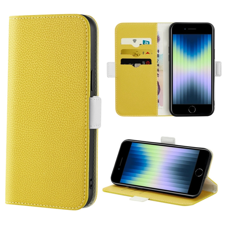Candy Color Litchi Texture Leather Phone Case, For iPhone SE 2022 / SE 2020 / 8 / 7, For iPhone 8 Plus / 7 Plus, For iPhone 11 Pro, For iPhone 11