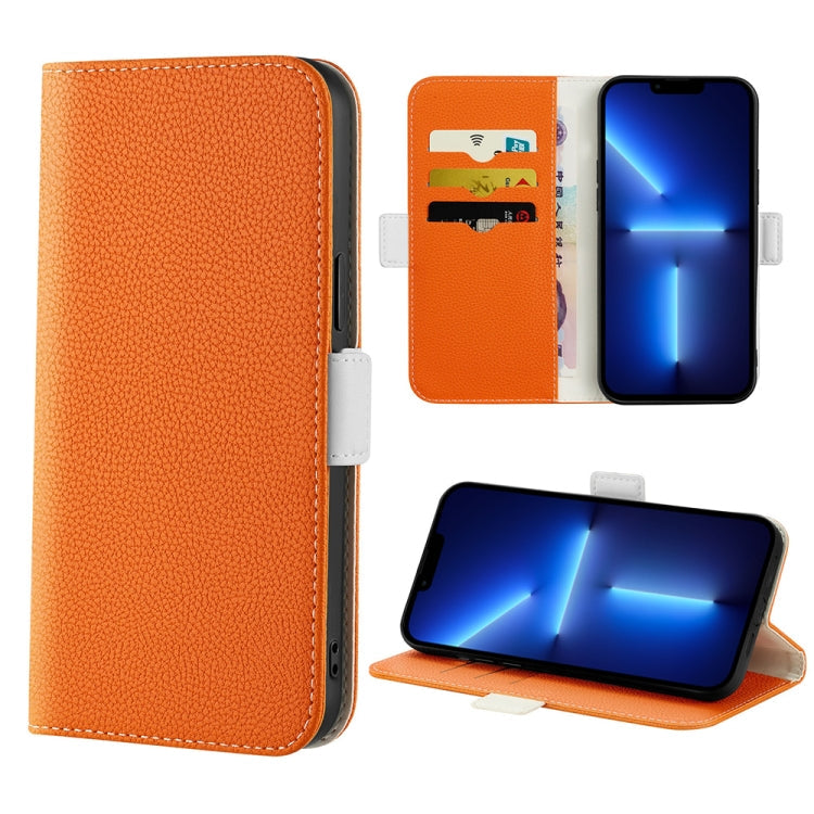 Candy Color Litchi Texture Leather Phone Case, For iPhone 13, For iPhone 13 mini, For iPhone 13 Pro, For iPhone 13 Pro Max