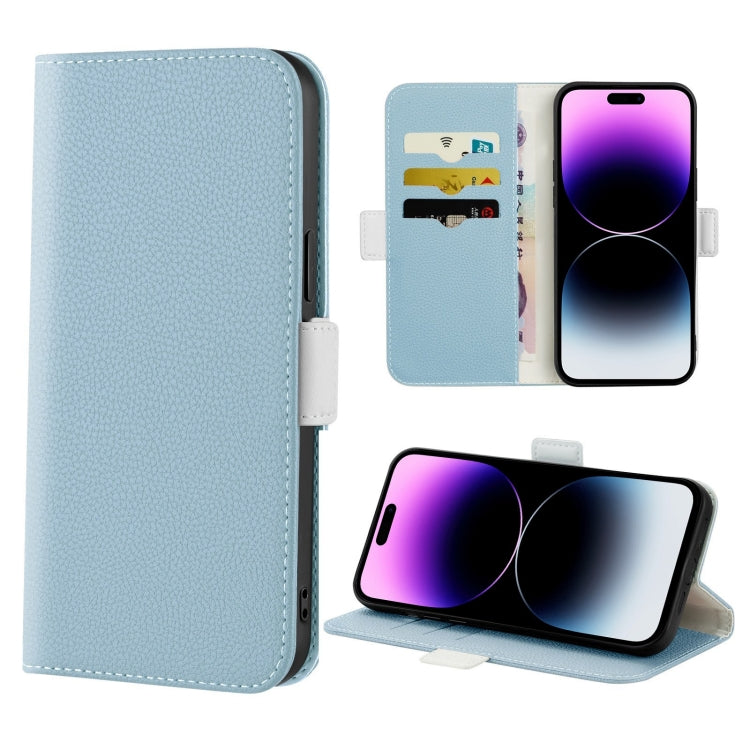 Candy Color Litchi Texture Leather Phone Case, For iPhone 14, For iPhone 14 Plus, For iPhone 14 Pro, For iPhone 14 Pro Max