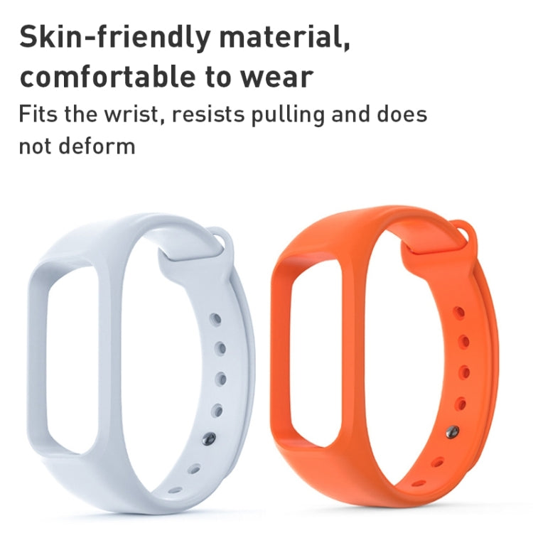 For OPPO Band Vitality Edition Waterproof Sweatproof Solid Color Watch Band(Dark Green)