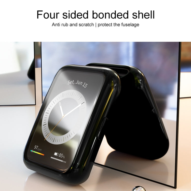 For Huawei Watch Fit 2 TPU Electroplating Watch Protective Case(Transparent)