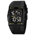 SKMEI 1967 Stainless Steel Buckle PU Strap Waterproof Electronic Watch