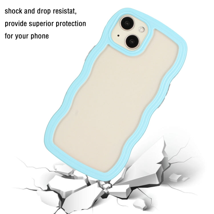 Candy Color Wave TPU Clear PC Phone Case, For iPhone 13, For iPhone 13 Pro, For iPhone 13 Pro Max, For iPhone 12 / 12 Pro