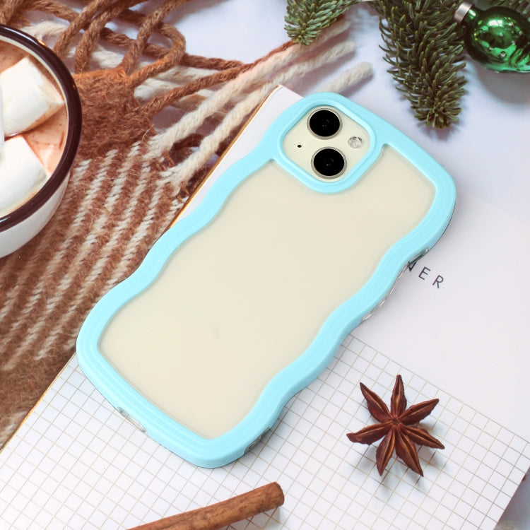 Candy Color Wave TPU Clear PC Phone Case, For iPhone 13, For iPhone 13 Pro, For iPhone 13 Pro Max, For iPhone 12 / 12 Pro