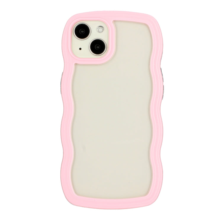 Candy Color Wave TPU Clear PC Phone Case, For iPhone 13, For iPhone 13 Pro, For iPhone 13 Pro Max, For iPhone 12 / 12 Pro