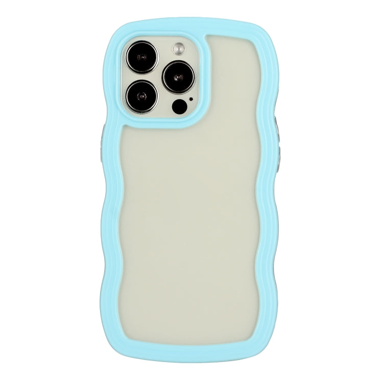 Candy Color Wave TPU Clear PC Phone Case, For iPhone 13, For iPhone 13 Pro, For iPhone 13 Pro Max, For iPhone 12 / 12 Pro