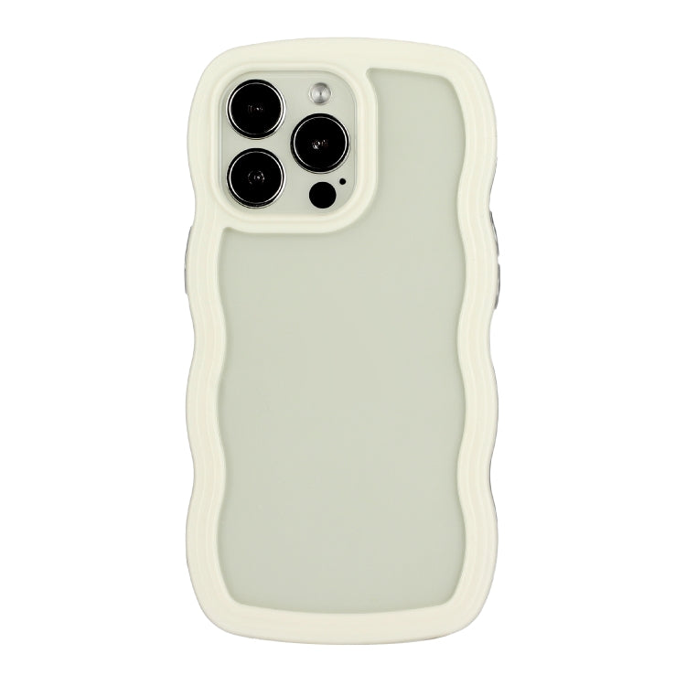 Candy Color Wave TPU Clear PC Phone Case, For iPhone 13, For iPhone 13 Pro, For iPhone 13 Pro Max, For iPhone 12 / 12 Pro