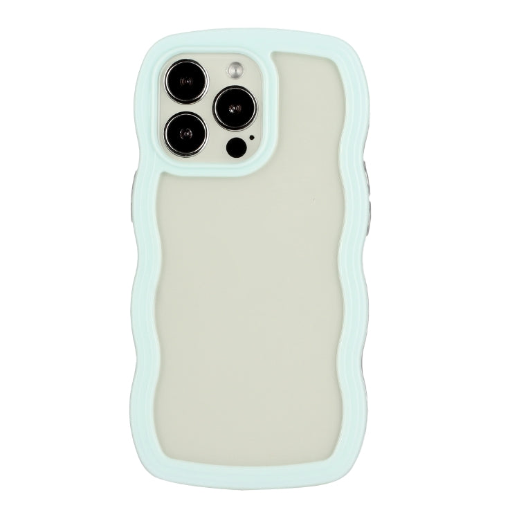 Candy Color Wave TPU Clear PC Phone Case, For iPhone 13, For iPhone 13 Pro, For iPhone 13 Pro Max, For iPhone 12 / 12 Pro