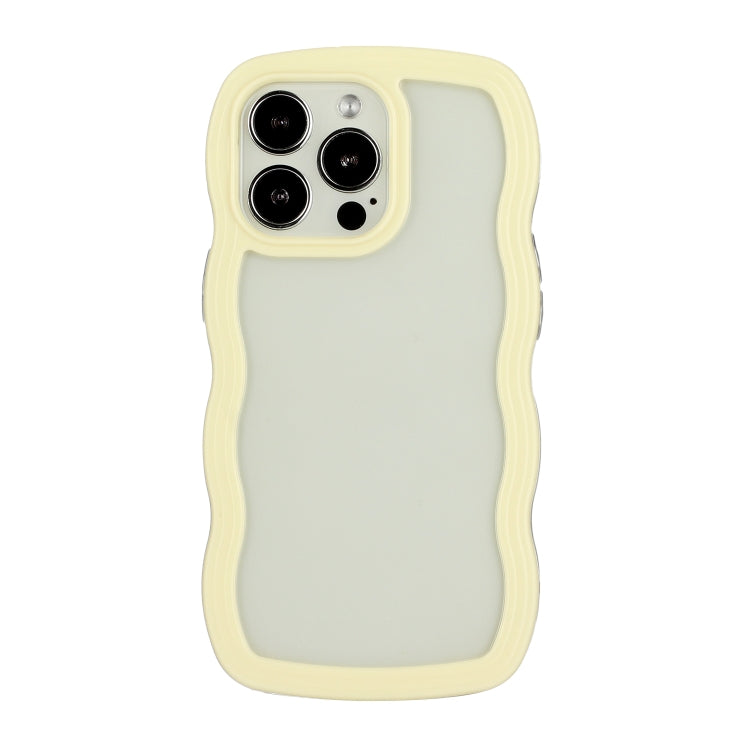 Candy Color Wave TPU Clear PC Phone Case, For iPhone 13, For iPhone 13 Pro, For iPhone 13 Pro Max, For iPhone 12 / 12 Pro