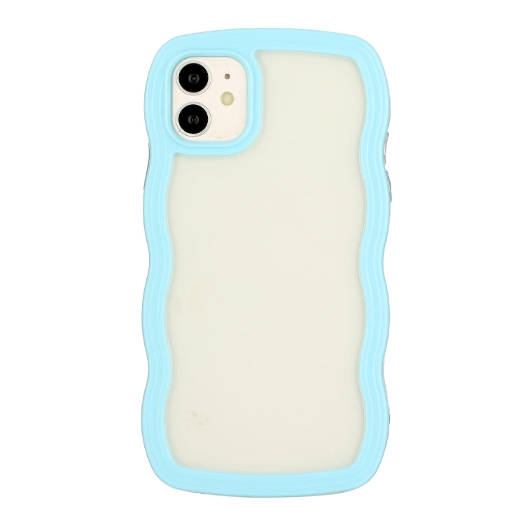 Candy Color Wave TPU Clear PC Phone Case, For iPhone 12 Pro Max, For iPhone 11, For iPhone 11 Pro Max, For iPhone X / XS