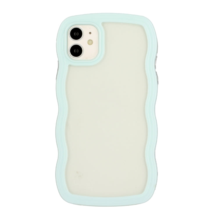 Candy Color Wave TPU Clear PC Phone Case, For iPhone 12 Pro Max, For iPhone 11, For iPhone 11 Pro Max, For iPhone X / XS