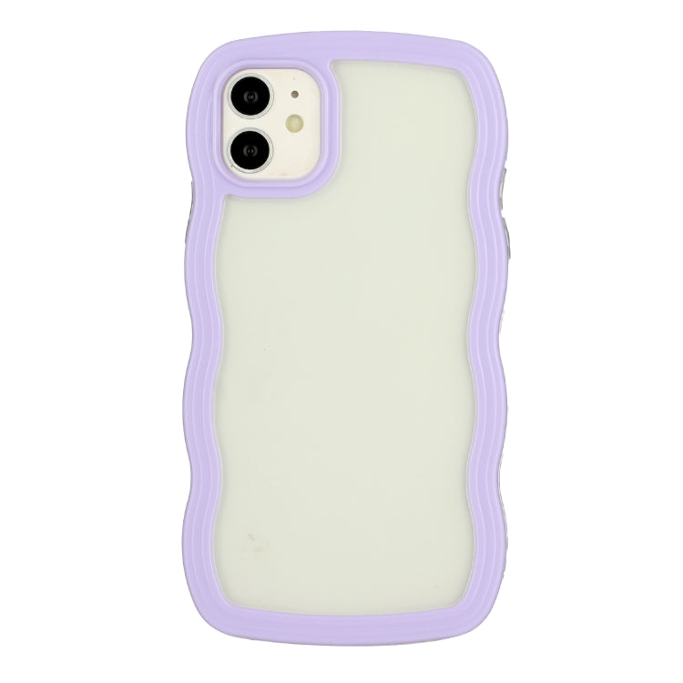 Candy Color Wave TPU Clear PC Phone Case, For iPhone 12 Pro Max, For iPhone 11, For iPhone 11 Pro Max, For iPhone X / XS