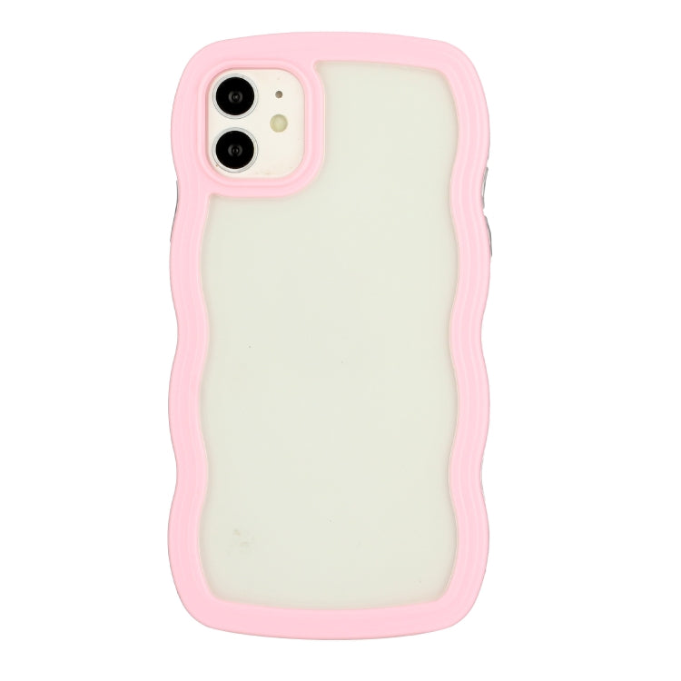 Candy Color Wave TPU Clear PC Phone Case, For iPhone 12 Pro Max, For iPhone 11, For iPhone 11 Pro Max, For iPhone X / XS