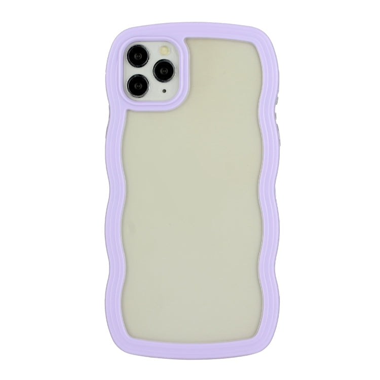Candy Color Wave TPU Clear PC Phone Case, For iPhone 12 Pro Max, For iPhone 11, For iPhone 11 Pro Max, For iPhone X / XS
