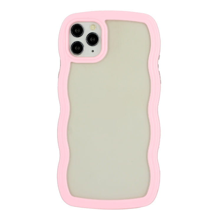 Candy Color Wave TPU Clear PC Phone Case, For iPhone 12 Pro Max, For iPhone 11, For iPhone 11 Pro Max, For iPhone X / XS