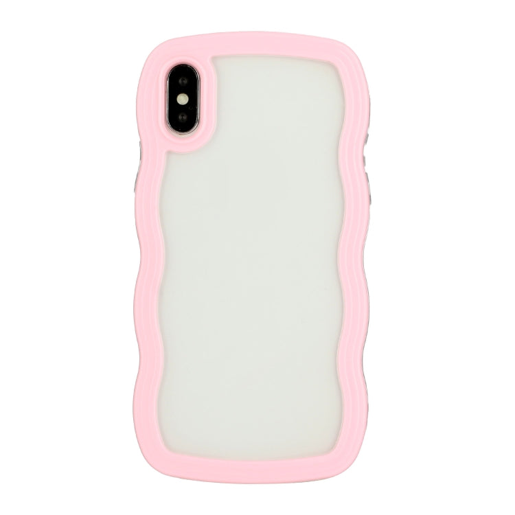 Candy Color Wave TPU Clear PC Phone Case, For iPhone 12 Pro Max, For iPhone 11, For iPhone 11 Pro Max, For iPhone X / XS
