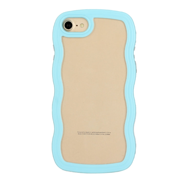 Candy Color Wave TPU Clear PC Phone Case, For iPhone XR, For iPhone XS Max, For iPhone SE 2022 / SE 2020 / 7 / 8, For iPhone 7 Plus / 8 Plus