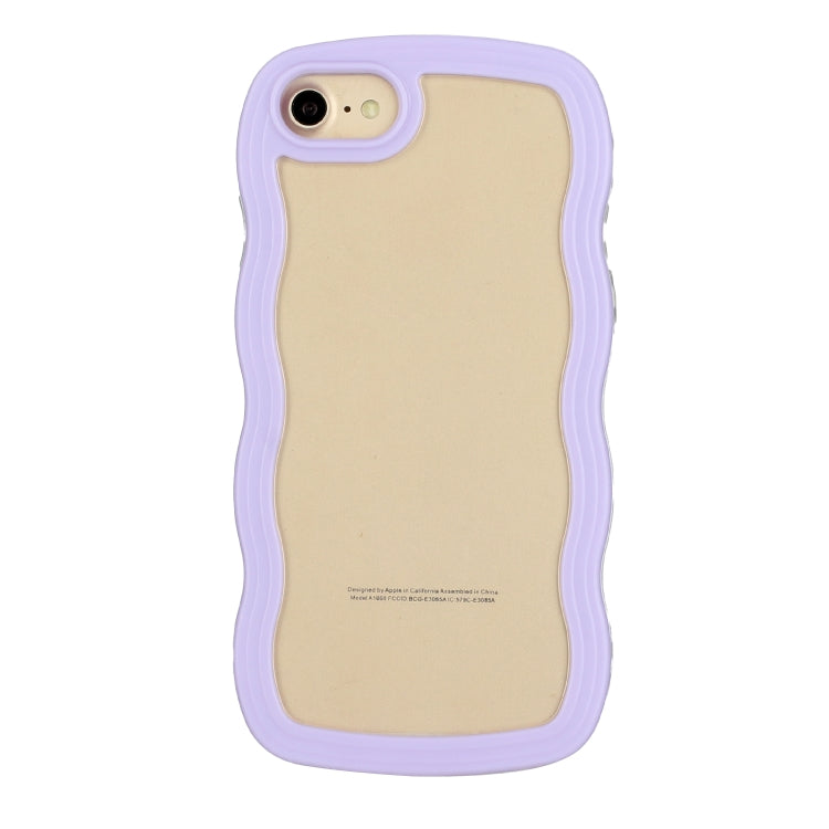 Candy Color Wave TPU Clear PC Phone Case, For iPhone XR, For iPhone XS Max, For iPhone SE 2022 / SE 2020 / 7 / 8, For iPhone 7 Plus / 8 Plus