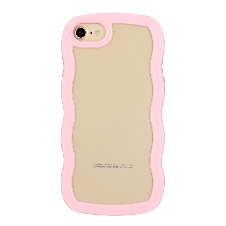 Candy Color Wave TPU Clear PC Phone Case, For iPhone XR, For iPhone XS Max, For iPhone SE 2022 / SE 2020 / 7 / 8, For iPhone 7 Plus / 8 Plus