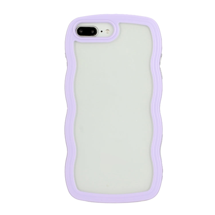 Candy Color Wave TPU Clear PC Phone Case, For iPhone XR, For iPhone XS Max, For iPhone SE 2022 / SE 2020 / 7 / 8, For iPhone 7 Plus / 8 Plus