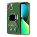 Plating Astronaut Holder Phone Case, For iPhone 13, For iPhone 13 mini