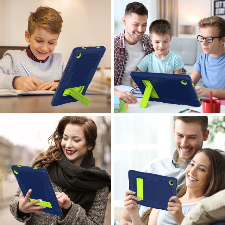 Contrast Color Robot Shockproof Silicone + PC Tablet Case, For Samsung Galaxy Tab A8 10.5 2021 X200