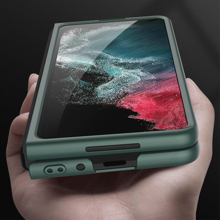 GKK Ultra-thin Electroplating Lens Frame Phone Case, For Samsung Galaxy Z Fold4