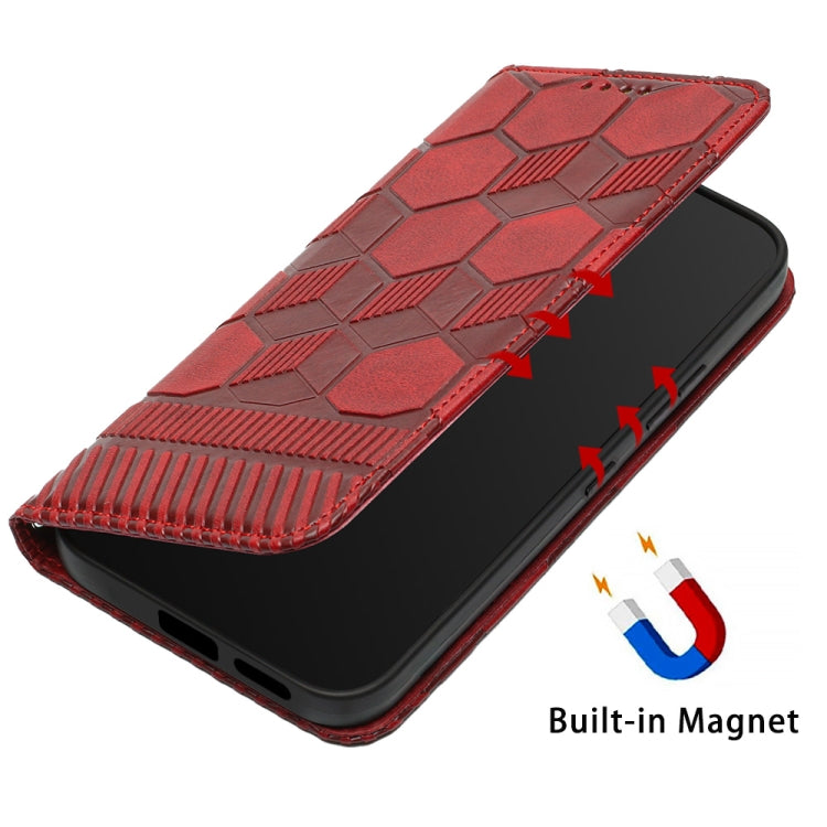 Football Texture Magnetic Leather Flip Phone Case, For Samsung Galaxy S21+ 5G, For Samsung Galaxy S21 Ultra 5G, For Samsung Galaxy S21 FE, For Samsung Galaxy S22 5G