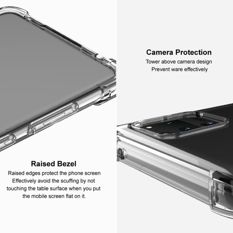 IMAK All-inclusive Shockproof Airbag TPU Protective Case, with Screen Protector, For LG V60 ThinQ 5G, For Galaxy A71, For Galaxy S20+ 5G, For Sony Xperia 10 II